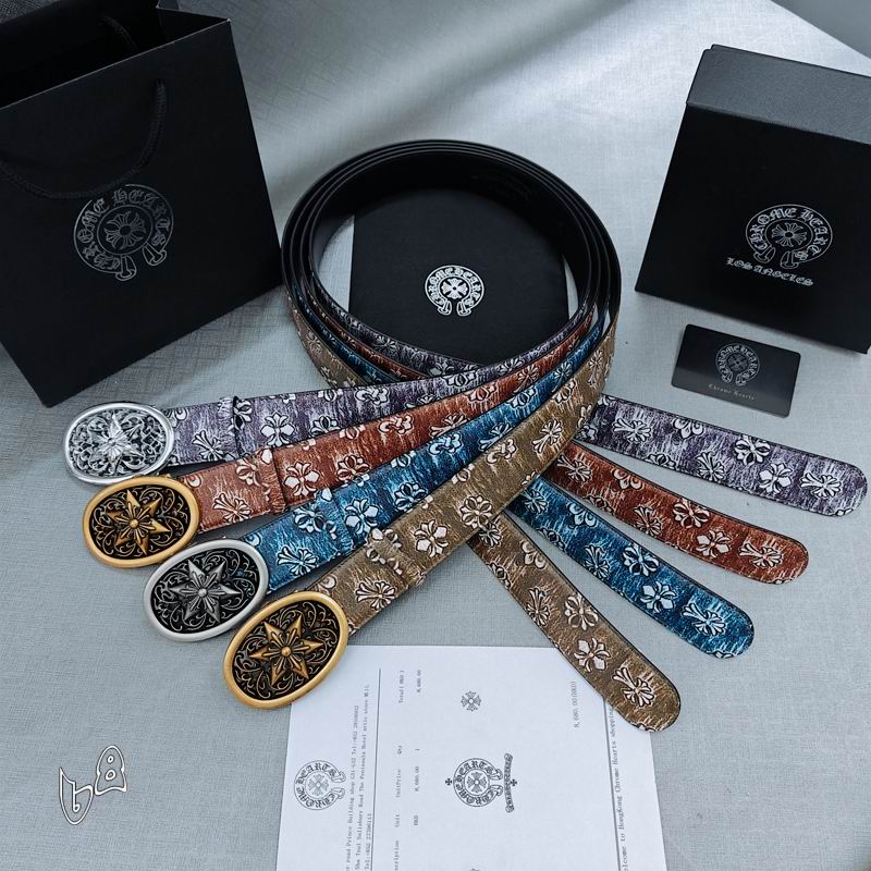 Chrome Hearts belt 38mmX90-125cm lb05